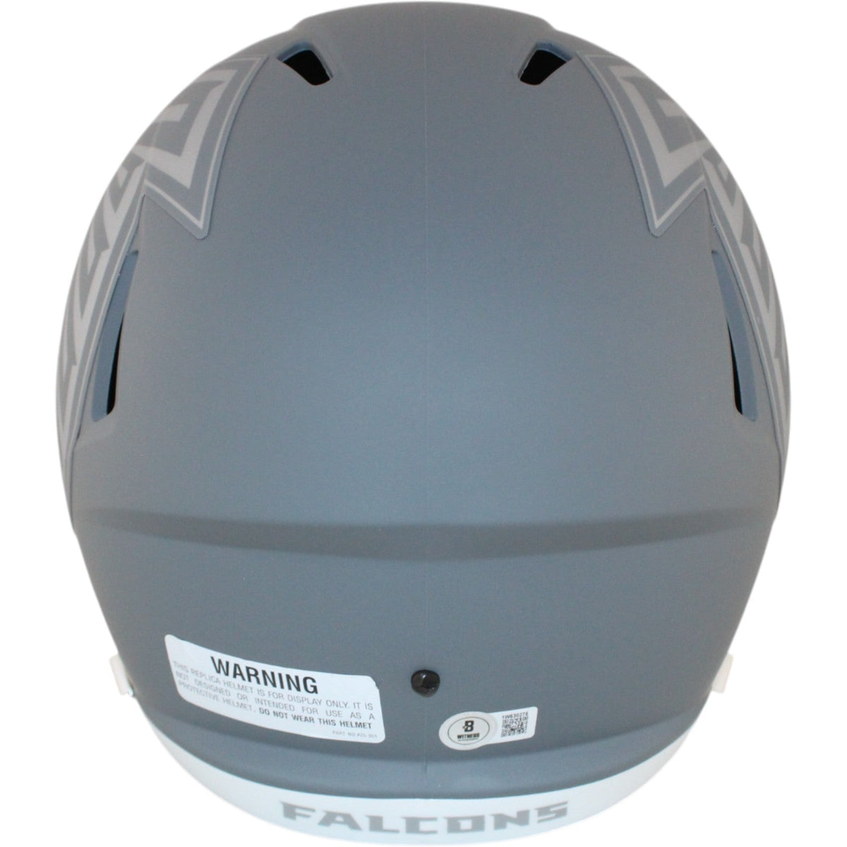 Julio Jones Autographed Atlanta Falcons F/S Slate Helmet Beckett 51896