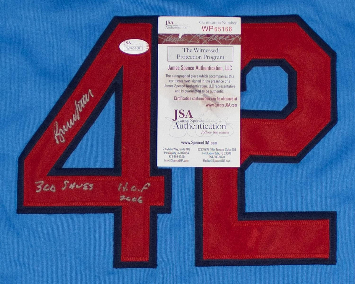 Bruce Sutter Signed St Louis Cardinals Jersey "306 Saves & HOF 2006" (JSA COA)