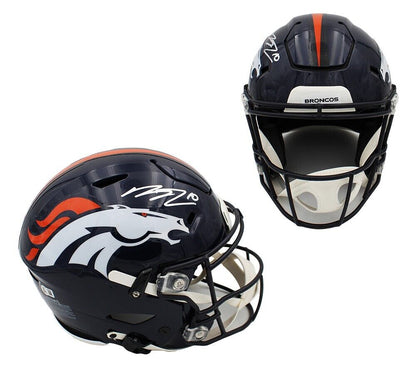 Bo Nix Signed Denver Broncos Speed Flex Authentic NFL Helmet
