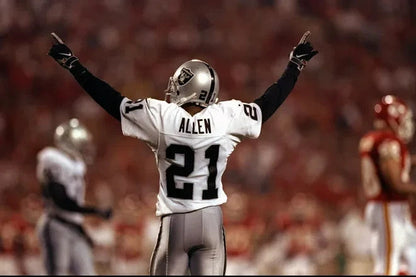 Eric Allen Signed Oakland Raiders Jersey (Beckett) 6xPro Bowl D.B. / 2025 HOF