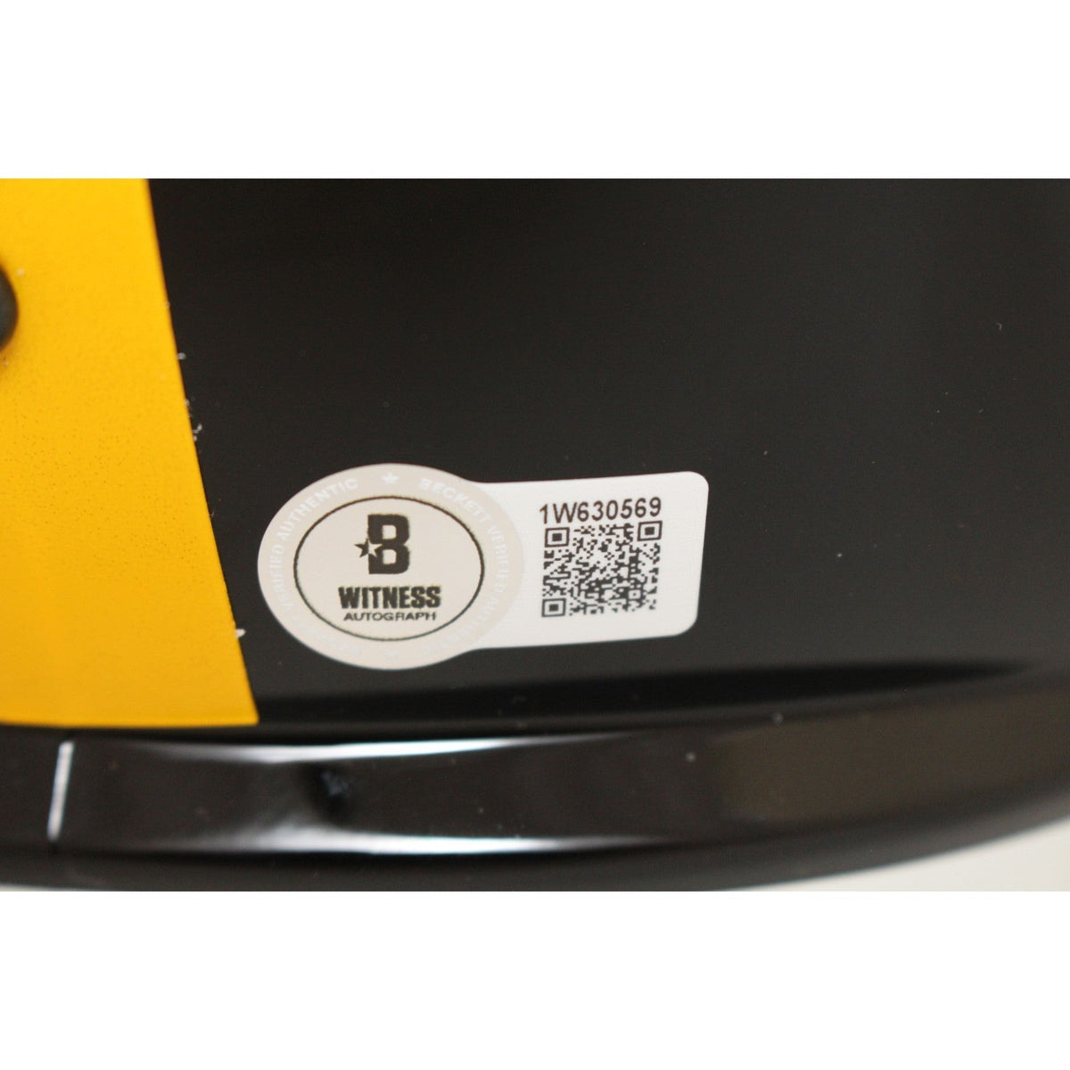 Jack Sawyer Autographed Pittsburgh Steelers F/S Helmet Beckett Witness 51625