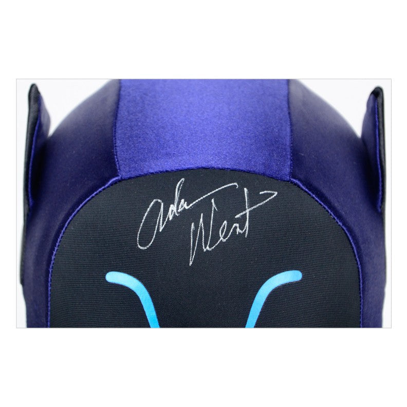 Adam West Autographed 1966 Batman Scale Screen Accurate Cowl with Display Case
