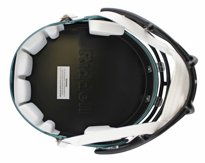 Eagles Brandon Graham Signed Full Size Speed Rep Helmet w/ Case JSA Witness