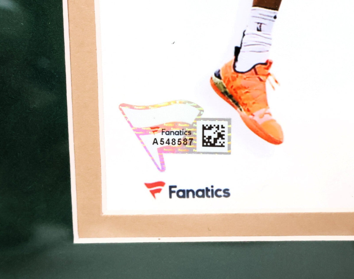 Giannis Antetokounmpo Autographed 30x10 Photo Framed(37.5" x 17.5") Fanatics COA