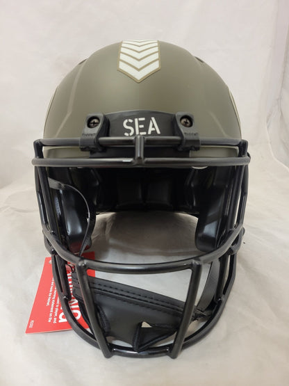 MATT HASSELBECK SIGNED SEATTLE SEAHAWKS F/S STS SPEED AUTHENTIC HELMET BAS