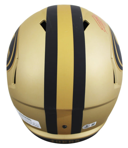 49ers Patrick Willis "HOF 24" Signed Rave F/S Speed Rep Helmet W/ Case BAS Wit