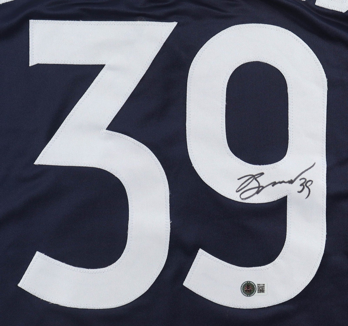 Mackenzie Blackwood Signed Colorado Avalanche Rockies Throwback Jersey (Beckett)