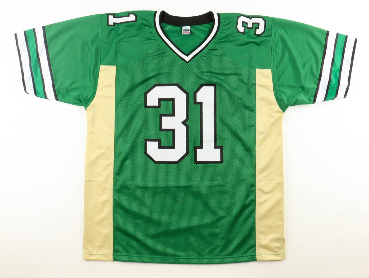 Aaron Glenn Signed New York Jets Alt. Jersey /Beckett/3xPro Bowl Defensive Back