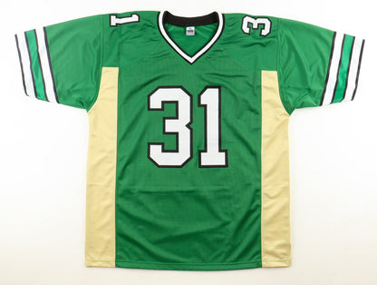 Aaron Glenn Signed New York Jets Alt. Jersey /Beckett/3xPro Bowl Defensive Back