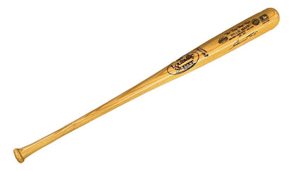 Willie Mays San Francisco Giants Signed Tan Louisville Slugger Bat JSA LOA