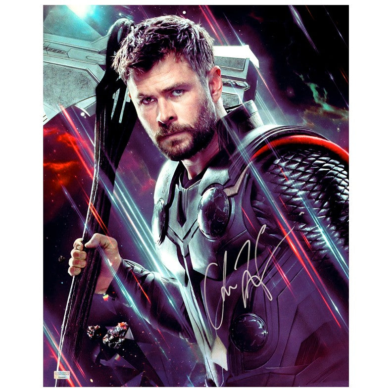 Chris Hemsworth Autographed 2019 Avengers Endgame Thor 16x20 Photo