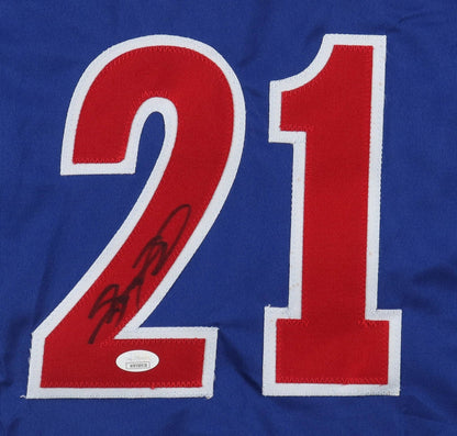 Sammy Sosa Signed Chicago Cubs Road Jersey (JSA) 600 HR Club/ 1998 Home Run Race