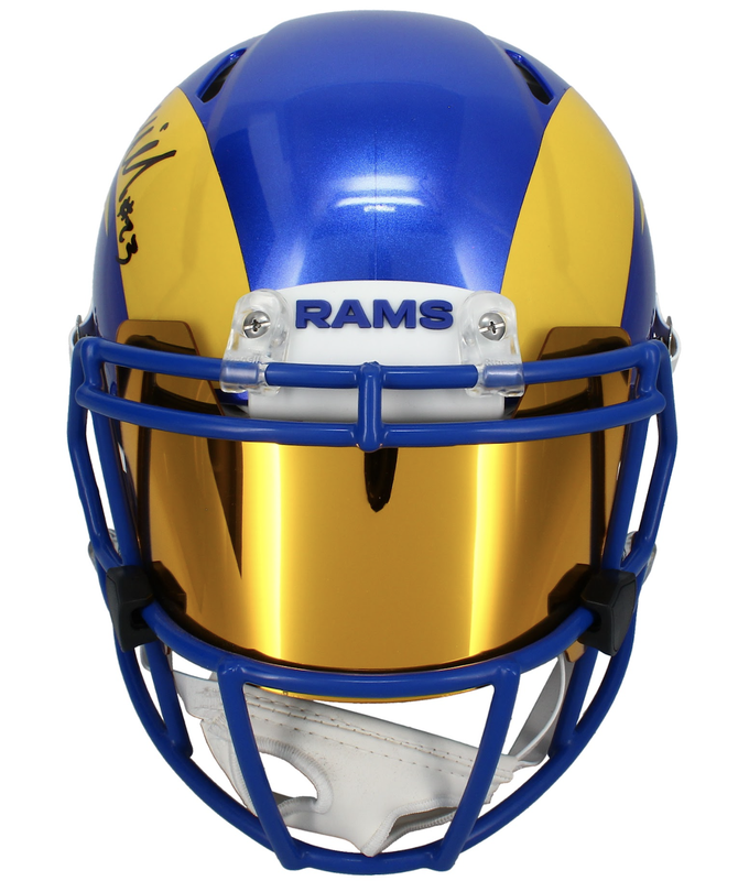 Kyren Williams Autographed Los Angeles Rams Authentic Helmet w/ Visor Beckett