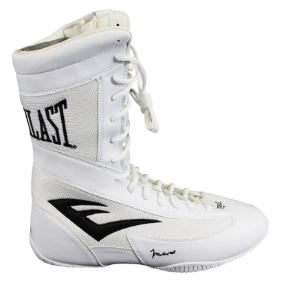 Muhammad Ali Signed White Everlast Boxing Shoe Size 11.5 Auto 10! PSA #4A54348
