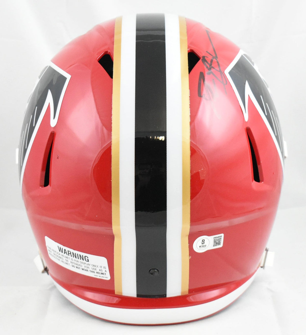 Deion Sanders Autographed Falcons 66-69 F/S Speed Helmet - Beckett W Hologram