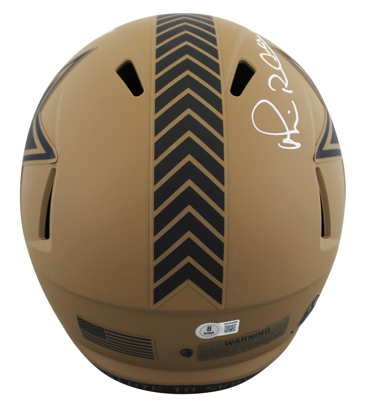 Cowboys Michael Irvin Signed STS II Full Size Speed Rep Helmet BAS Witnessed