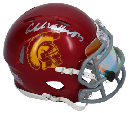 Caleb Williams Autographed USC Trojans Mini Speed Helmet W/ Visor Fanatics