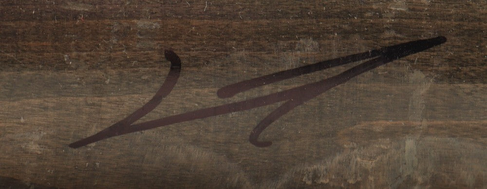 Junior Caminero Signed Game/Used Cracked Old Hickory Pro Bat (JSA COA)Tampa Rays
