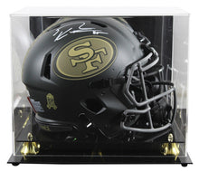 49ers George Kittle Signed STS IV Full Size Speed Proline Helmet W/ Case BAS Wit