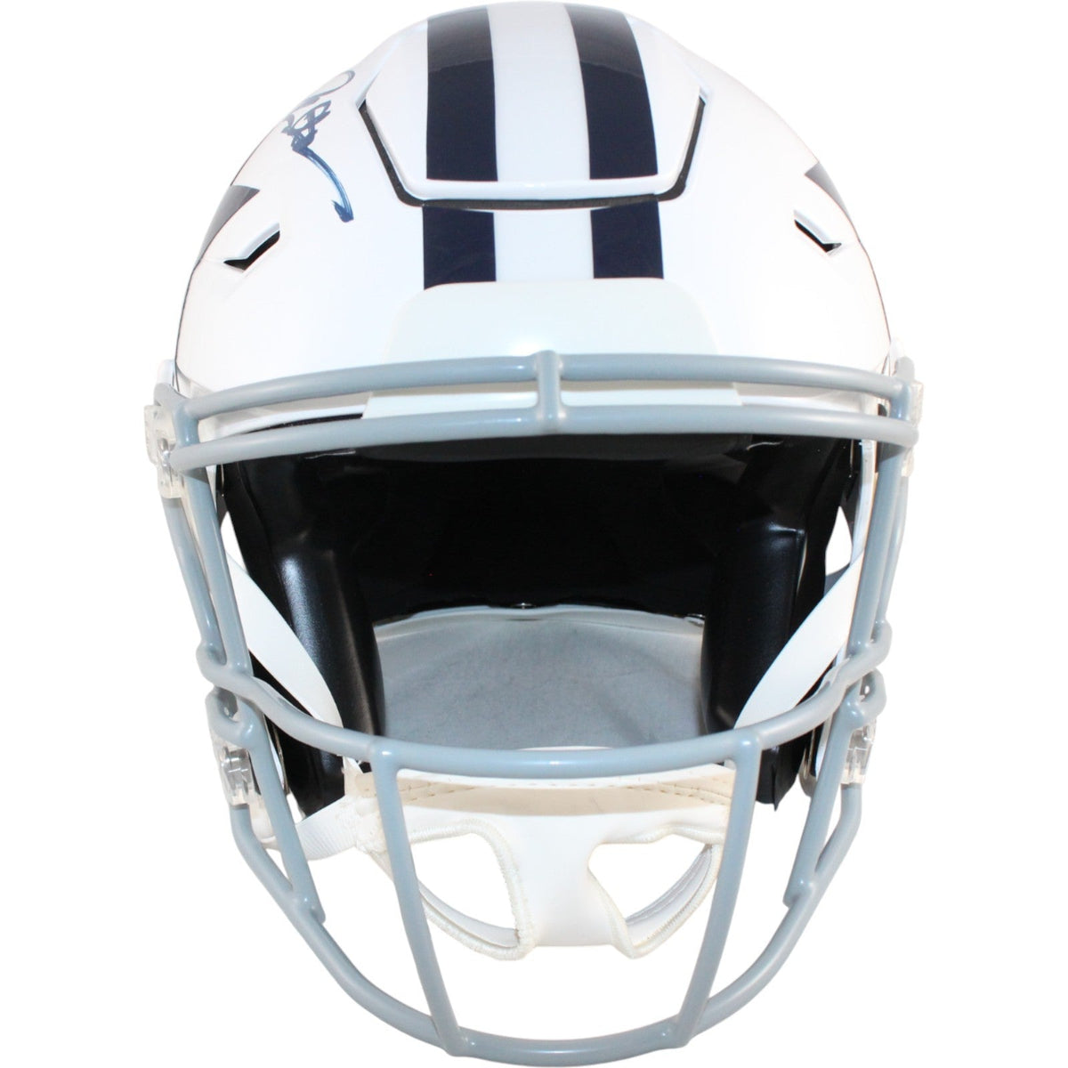 Deion Sanders Signed Dallas Cowboys Speedflex TB Helmet Beckett Witness 51753