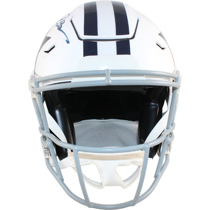 Deion Sanders Signed Dallas Cowboys Speedflex TB Helmet Beckett Witness 51753
