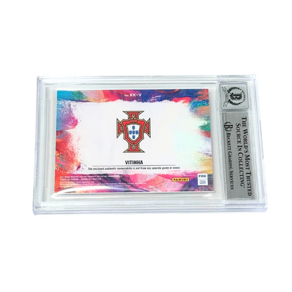 Vitinha Signed 2023-24 Panini Donruss Kit Kings #15 - BGS 10 Autograph
