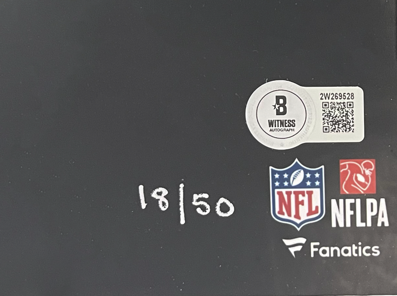 Tom Brady & Patrick Mahomes Autographed 20 x 24 Photo Fanatics and Beckett LE 50