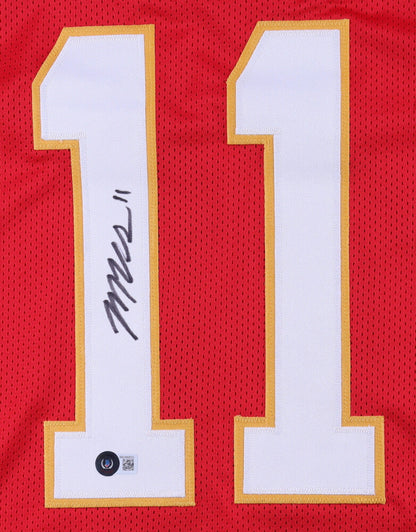 Marquez Valdes-Scantling Signed Kansas City Chiefs Jersey (Beckett)2018 Draft Pk