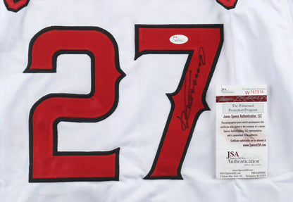 Vladimir Guerrero Sr. Signed Los Angeles Angels Jersey (Beckett) 2004 A.L. MVP
