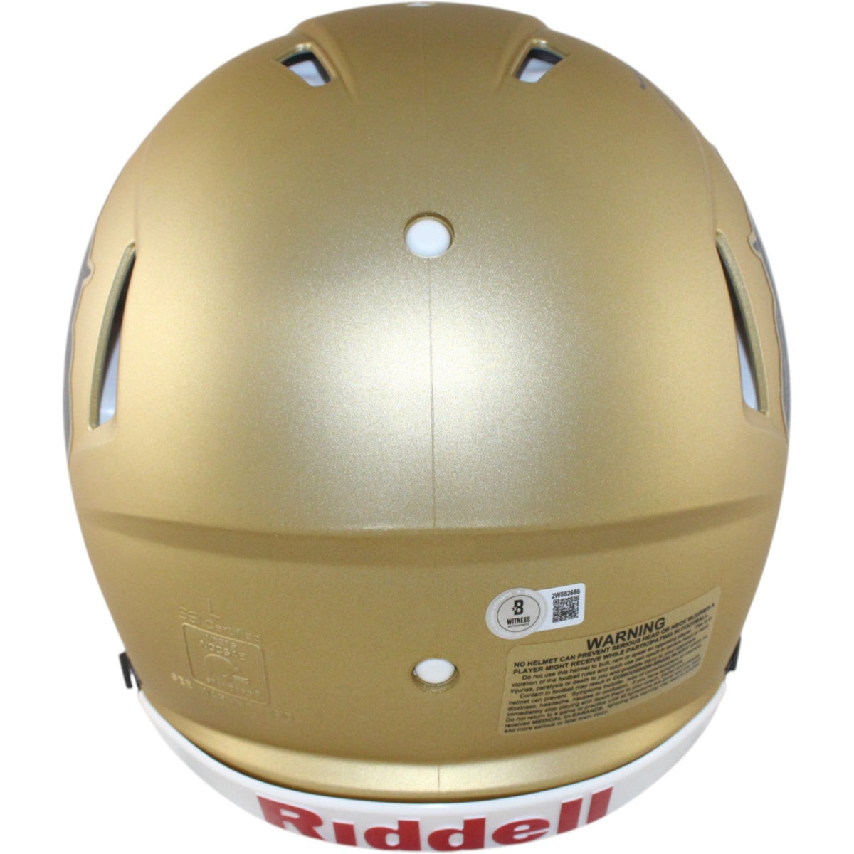 Travis Hunter Signed Colorado Buffaloes Pro Helmet Heisman Beckett Witness 51406