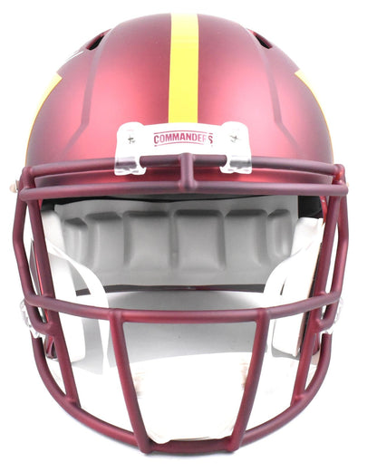 Frankie Luvu Autographed Washington Commanders F/S Speed Helmet - Beckett W