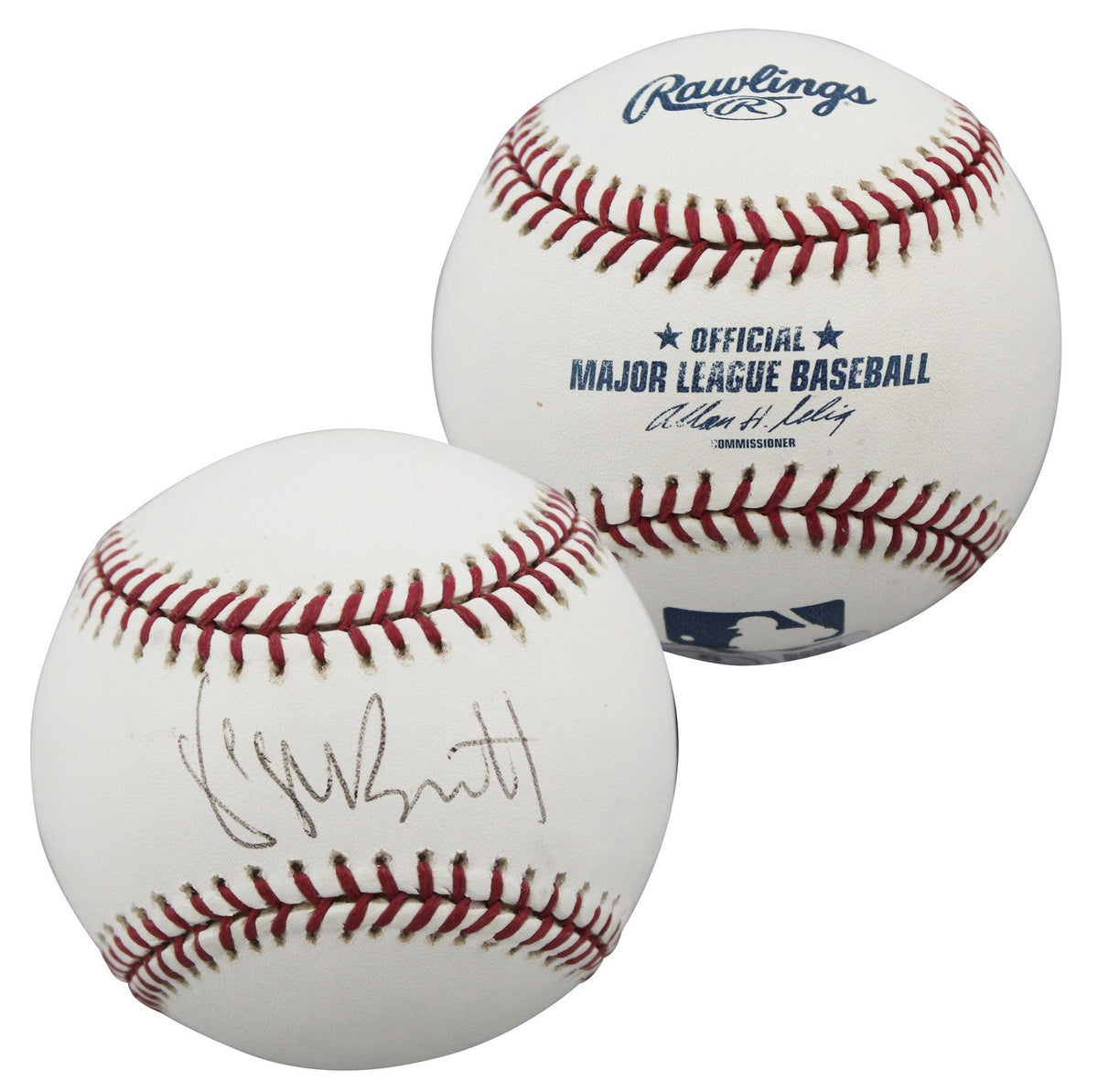 Royals George Brett Authentic Signed OML Baseball Autographed BAS #BU64222