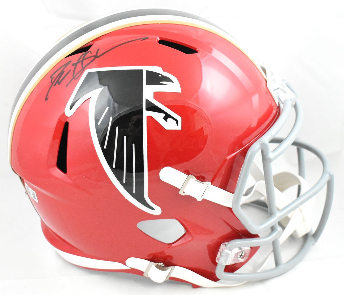 Deion Sanders Autographed Falcons 66-69 F/S Speed Helmet - Beckett W Hologram