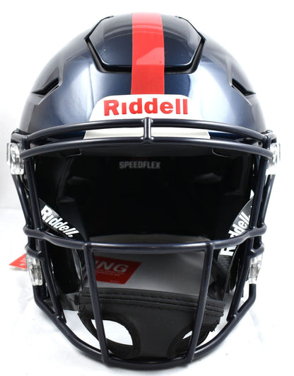 A.J. Brown Autographed Ole Miss Rebels F/S SpeedFlex Helmet - Beckett W Holo