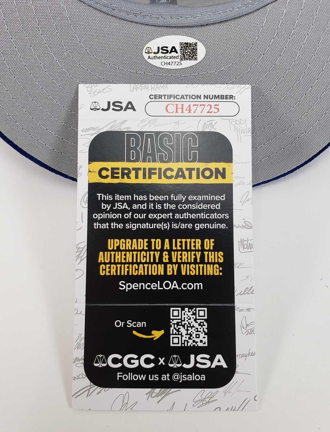 Theo Epstein Signed Chicago Cubs New Era Fitted Hat (JSA COA) 2016 World Series