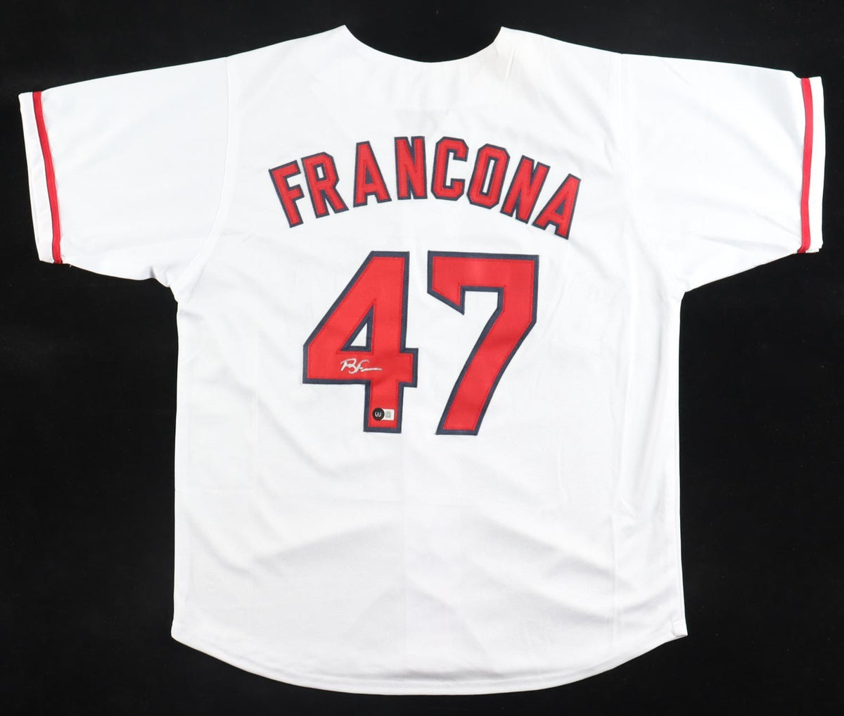 Terry Francona Signed Boston Red Sox Jersey (Beckett) 2004 / 2007 Bosox Manager