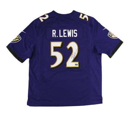 Ray Lewis Signed Baltimore Ravens Nike Game NFL Jersey