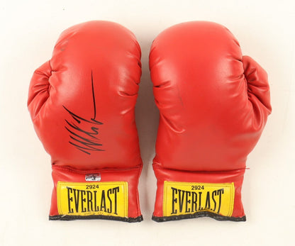 Iron Mike Tyson Signed Set Of (2) Everlast Boxing Gloves (Tyson Hologram)