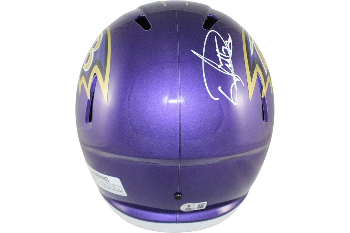 Derrick Henry Autographed/Signed Baltimore Ravens F/S Flash Helmet Beckett 52727