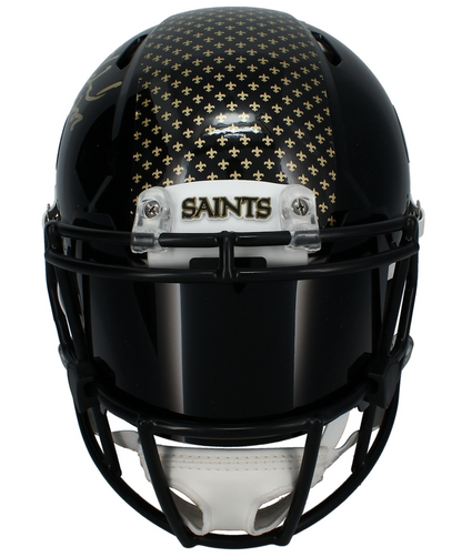 Rashid Shaheed Autographed Saints Authentic Helmet w/ 3D Bumbers Beckett