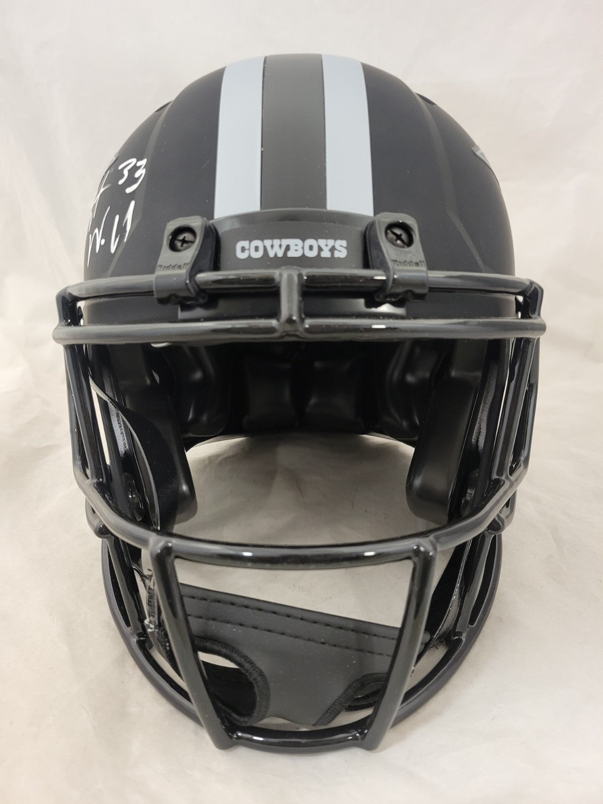 JAVONTE WILLIAMS SIGNED DALLAS COWBOYS FS ECLIPSE SPEED AUTHENTIC HELMET BECKETT