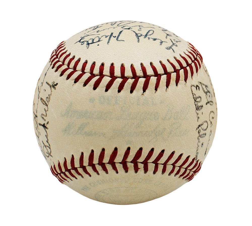 Joe Kuhel & Robert Ortiz Signed WA Senators Official American League Ball- 25 Si