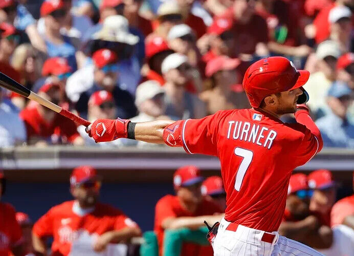 Trea Turner Signed Philidelphia Phillies Jersey (Beckett) 2021 N.L Batting Champ
