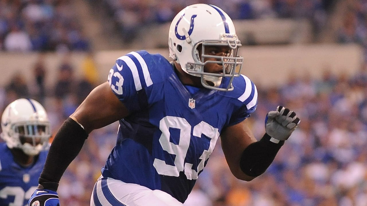 Dwight Freeney Signed AFC Pro Bowl Black Jersey (JSA COA) Indianapolis Colts DE