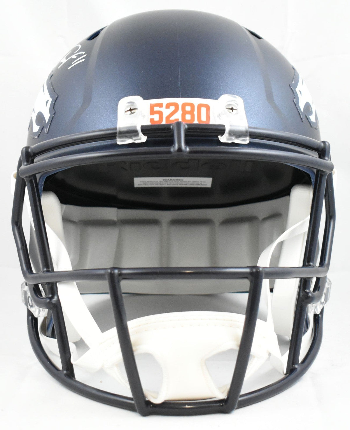 Troy Franklin Autographed Denver Broncos F/S Helmet - Beckett W Hologram *White