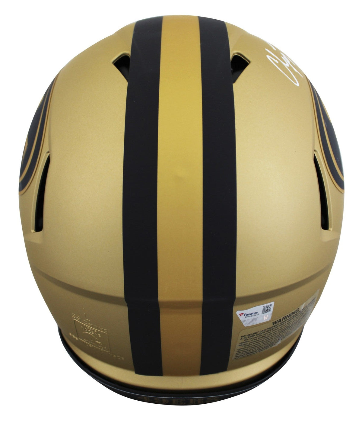 49ers Christian McCaffrey Signed Rave F/S Speed Proline Helmet W/ Case Fanatics