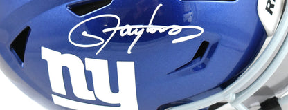 Lawrence Taylor Signed New York Giants Mid-Size SpeedFlex Helmet- Beckett W Holo