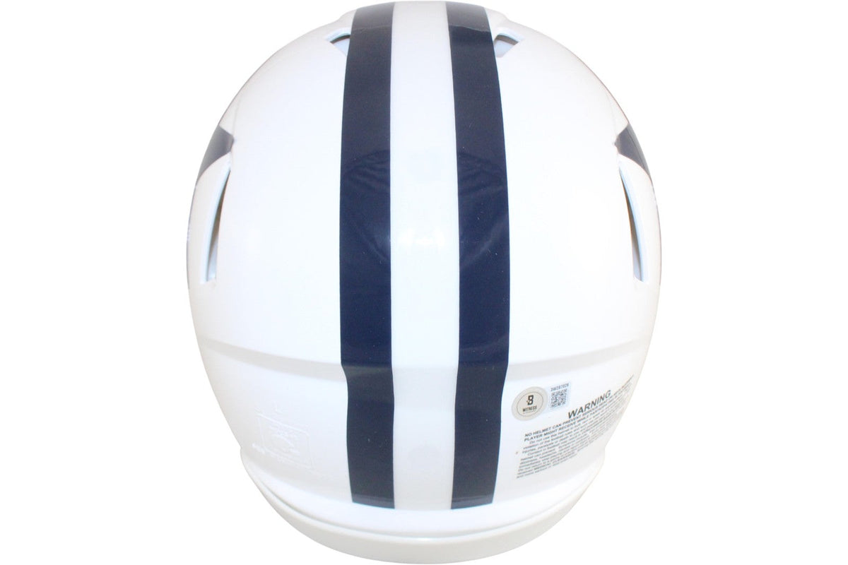 Roger Staubach Autographed Dallas Cowboys Authentic TB Helmet Beckett WIT 52771