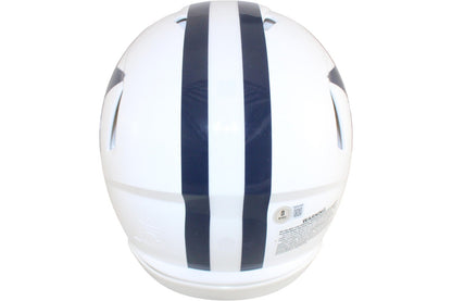 Roger Staubach Autographed Dallas Cowboys Authentic TB Helmet Beckett WIT 52771