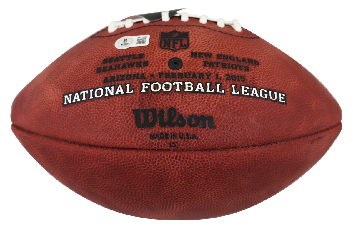 Patriots Rob Gronkowski Signed SB XLIX Logo "Duke" Football BAS Wit #4W113355